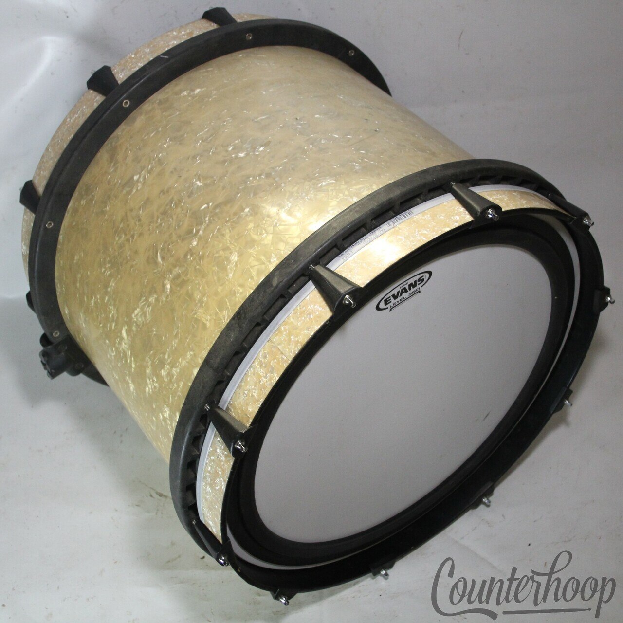 Peavey 18x22" Bass Drum Radial Pro 501 White Marine Pearl WMP 5Ply Maple Virgin — main photograph