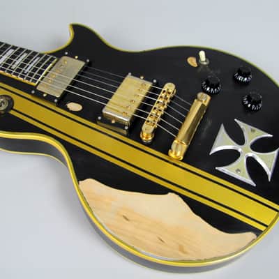 Gibson Les Paul Custom James Hetfield "Iron Cross" Replica 1973 Black Guitar W/HSC USA image 5