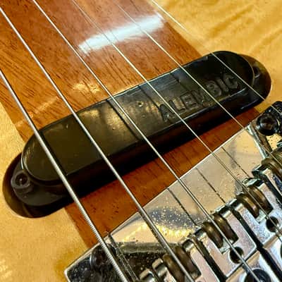 Alembic Prototype Super Strat c 1980 - Natural original vintage USA image 8