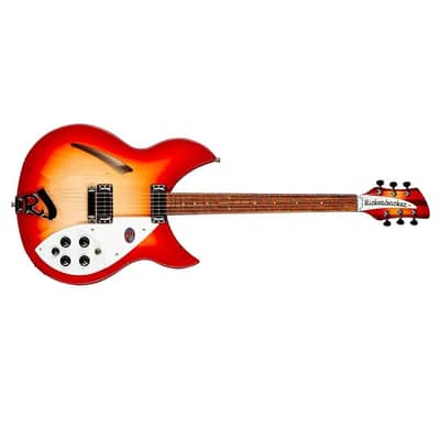 Rickenbacker 330 Thinline Semi-Hollow Electric Guitar - Fireglo image 3