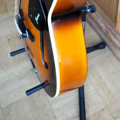 VIDEO! 1973 Framus 5/51 Studio "parlor-sized" Archtop - made in Germany - pro setup, player ready image 6