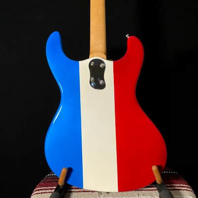 Mosrite “The Ventures" (1965) ~ ”Salesman Sample”~ Red White & Blue image 5