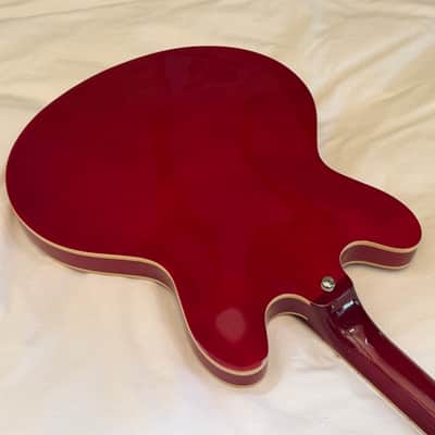 2012 Epiphone Casino - Last of the Made in Korea (MIK) Casinos - Cherry - Free Pro Setup - 5.9 lbs image 9
