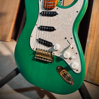 Misc “Partscaster” - Kelly Green Sparkle Matte image 1