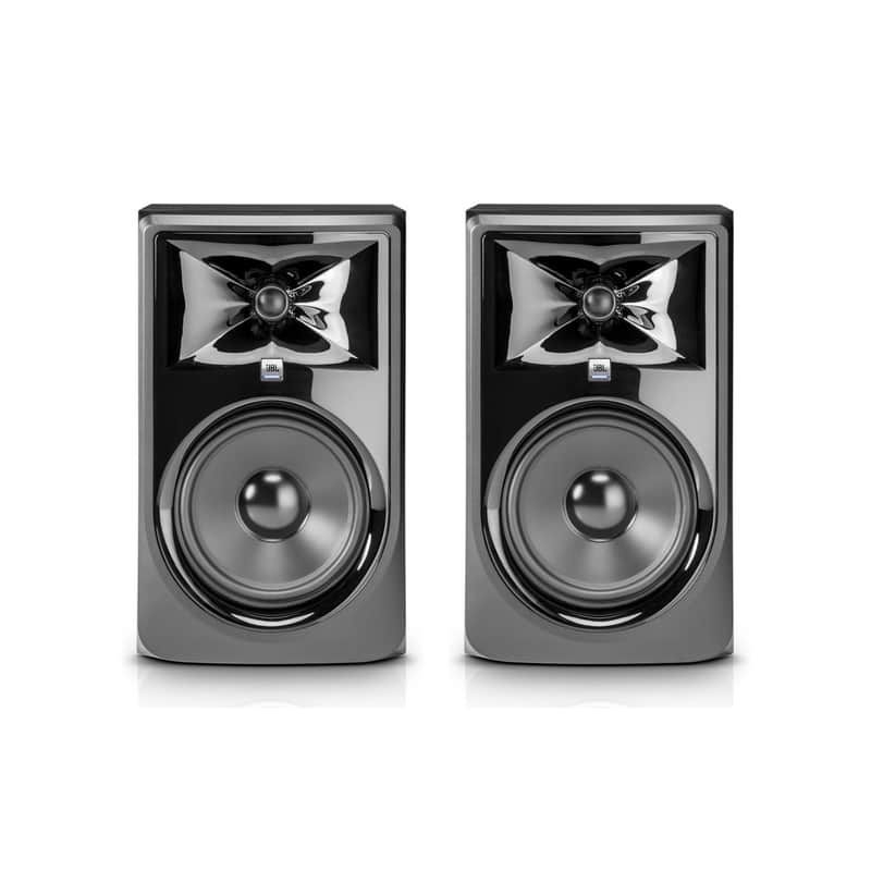 JBL 308P MKII Powered 8-Inch Monitor Bundle (Pair) image 1