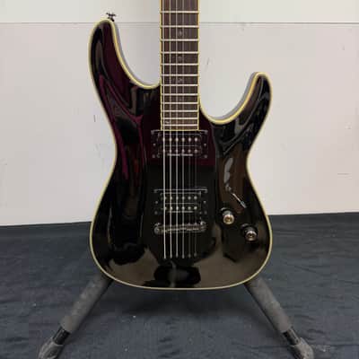 Used Schecter DIAMOND SERIES C-1 EX Blackjack Baritone Electric GuitarĀ image 7