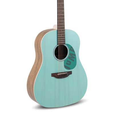 Applause AAS-69-T Applause Jump Series Dreadnought Slope Shoulders Solid European Spruce Top Maple Neck 6-String Acoustic Guitar - Celeste image 1