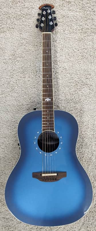 Ovation Ultra Mid-Depth Acoustic Electric Guitar, 1516DTD - Dusk Til Dawn Finish image 1