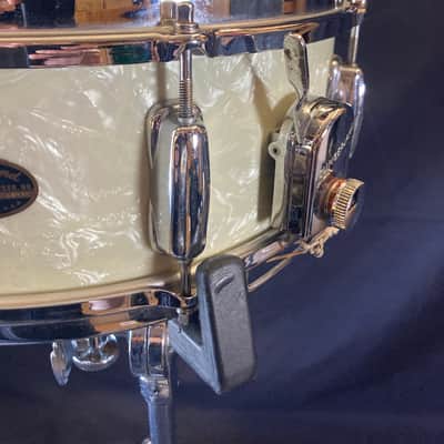 Slingerland – 5x14" Artist Model (Radio King) 3-Ply 8-Lug Snare Drum 1963–1968 – Marine Pearl. Gene Krupa?!? image 7