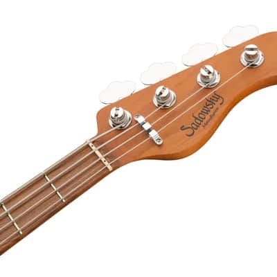Sadowsky MetroExpress 21-Fret Hybrid P/J Bass, Morado Fingerboard, 4-String - Solid Champagne Metallic High Polish image 7