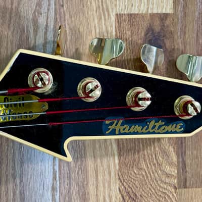 Dusty Hill of ZZ Top Owned Custom Hamiltone Civil Defense Bass Guitar imagen 4