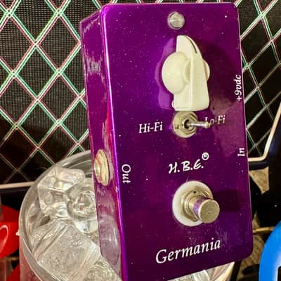 HBE Home Brew Electronic GERMANIA 44 LIMITED EDITION 2005 - METALLIC PURPLE TREBLE BOOSTER image 8