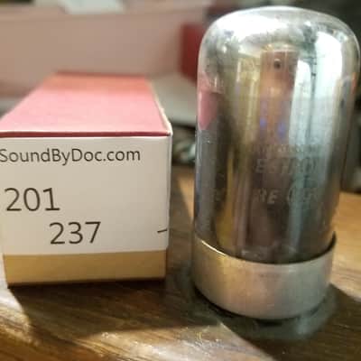 Sylvania Matched Pair (2) 7N7 Loktal tNOS AT1000 TESTED Vacuum Tubes greyglass T9 Bad Boy 3-hole dual triode (like 6SN7) 1952-1953 image 8