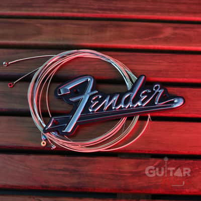 Genuine Fender Amplifier Parts - Blackface Metal Amp Logo Plate with Screws image 4