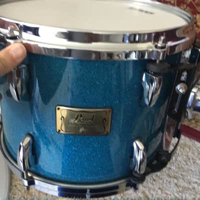 Pearl Masters studio birch 2000’s Ocean Blue Sparkle image 8