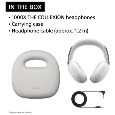 Sony 1000X THE COLLEXION Wireless Noise Cancelling Headphones - Platinum image 4