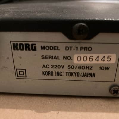 Korg DT-1 Pro Digital Tuner 1990s - Black image 5
