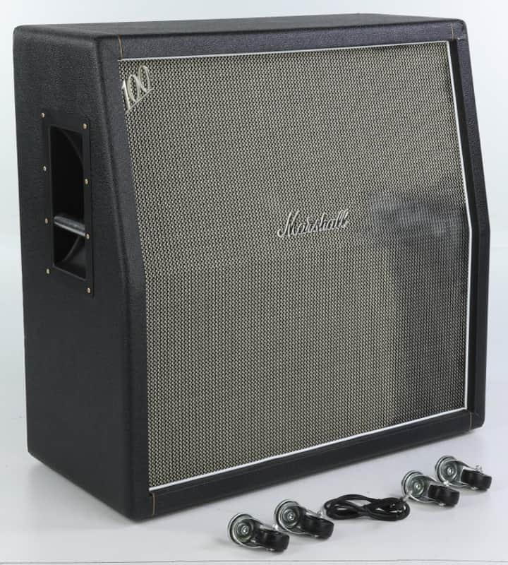 Marshall 1960AHW 120-watt 4 x 12-inch Handwired Speaker Cabinet - Black Tolex (1960AHWU3) image 1