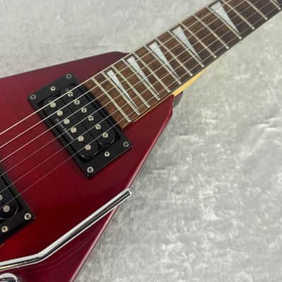 Jackson Rhoads RX10D electric guitar in transparent red finish w/ case image 21