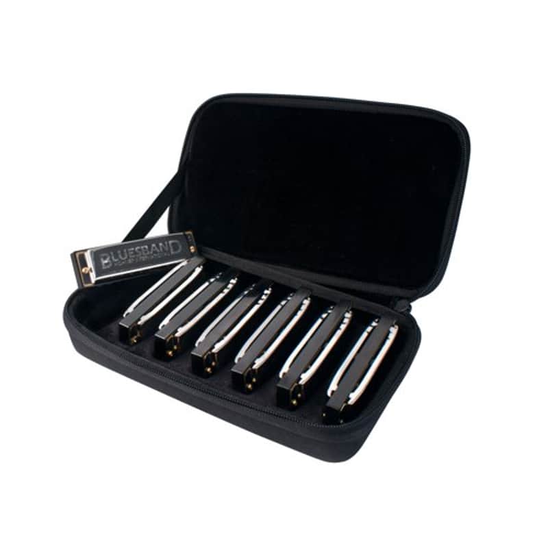 Hohner Bluesband Harmonica 7-Piece Set image 1