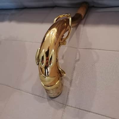 Tenor saxophone neck solid copper Sax Gourmet made in USA . image 7