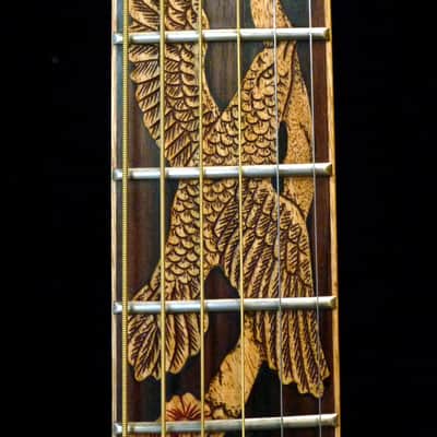 Blueberry Handmade Fanned Fret (Multi-Scale) Acoustic Guitar Jumbo Size Built to Order image 5