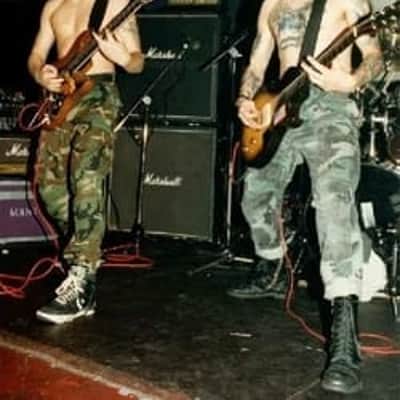 Marshall 1960B 4x12 Bottom cab (stage used by Agnostic Front out of NYC) 1974 - Black image 16