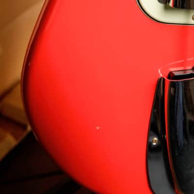 Fender Custom Shop LTD '64 Jazz Bass Journeyman Aged Fiesta Red Pre-Owned image 8