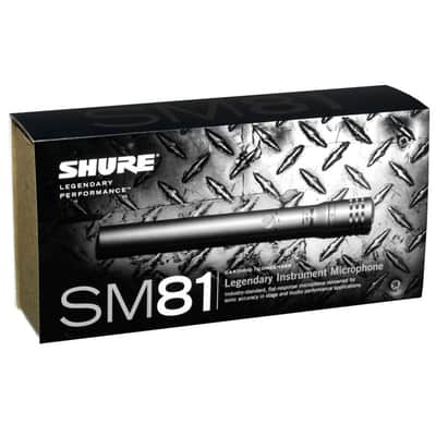 Shure SM81-LC Cardioid Condenser Handheld Wired Microphone with 10db Attenuator image 6