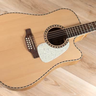 Takamine GD74CE-12U Unison 12-String Dreadnought Guitar w/ Gigbag – Natural image 10