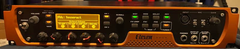 Avid Eleven Rack Guitar Multi-Effects Processor and Pro Tools Interface 2010 - 2017 - Orange image 1