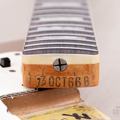 1967 Fender Jazzmaster Vintage Offset Guitar Firemist Gold w/ Case image 17