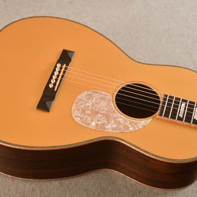 Hozen O 12 Fret Parlor Gold Top Adirondack Indian Rosewood Slotted Headstock #2210-1705 image 4