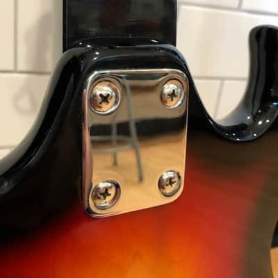 Strad-O-Lin  SG style  1960s Tri-color sunburst image 8