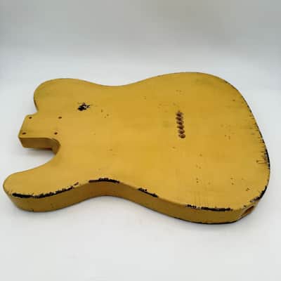 MJT Telecaster Body Relic Nitro Butterscotch Light mjt6699 image 6