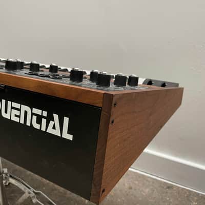 Sequential Prophet-5 61-Key 5-Voice Polyphonic Synthesizer 2020 - Present - Black with Wood Sides image 4