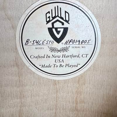 Guild B-54CE STD, 2012, Natural Gloss Finish image 19