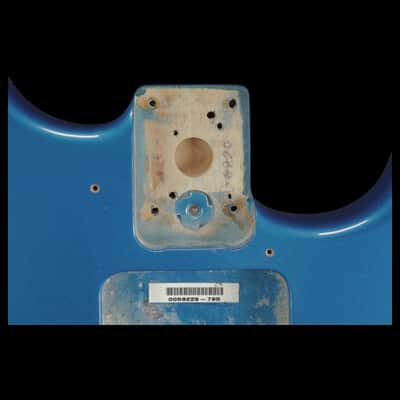 2003 Fender American Stratocaster Alder Body - Chrome Blue image 6
