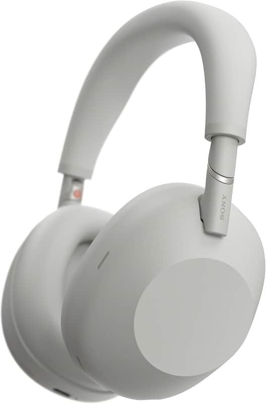 Sony WH-1000XM6 Premium Wireless Noise-Canceling Over-the-Ear Headphones - Silver image 1