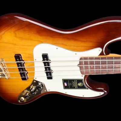 Fender 75th Anniversary Commemorative Jazz Bass 2020 - 2-Color Bourbon Burst image 3