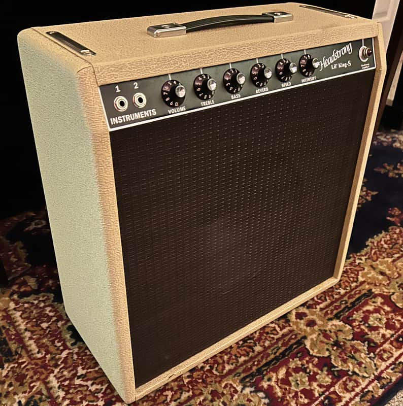 Headstrong Lil' King S 1x12 Combo - Blonde/Oxblood - Factory Mids Mod image 1