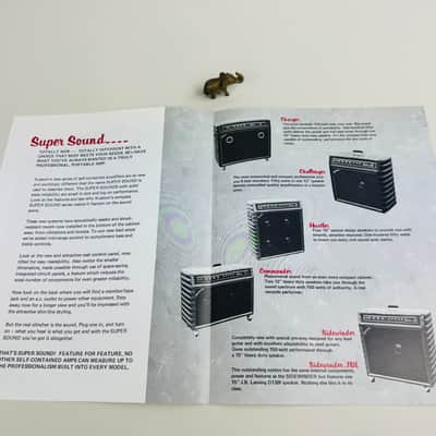 Kustom “Super Sound” Amplifier Series Brochure 1972 image 2