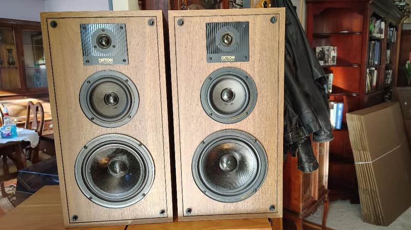 Ditton 250 large bookshelf speakers in excellent condition - 1990's image 1