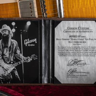 Gibson 1959 Les Paul Billy Gibbons "Pearly Gates" Aged & Signed 2009 image 21