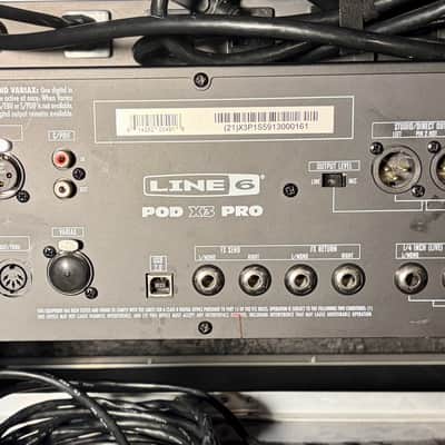 Line 6 POD X3 Pro Rack Bundle w/ FBV Longboard, MCM 7U Case, Power Strip & Manuals image 4