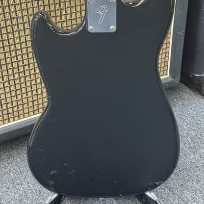 Fender Musicmaster with Rosewood Fretboard 1978 - Black image 8