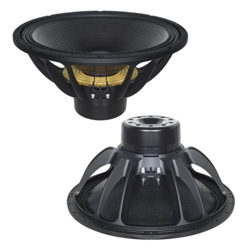 2x B&C 18DS100-4 18" Professional Neodymium Subwoofer 4" Voice Coil 3000W 4 Ohm image 1