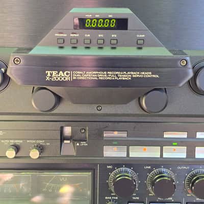 TEAC X-2000R Pro Serviced 1/4" 2-Track Open Reel Tape Recorder, Wood Case image 6