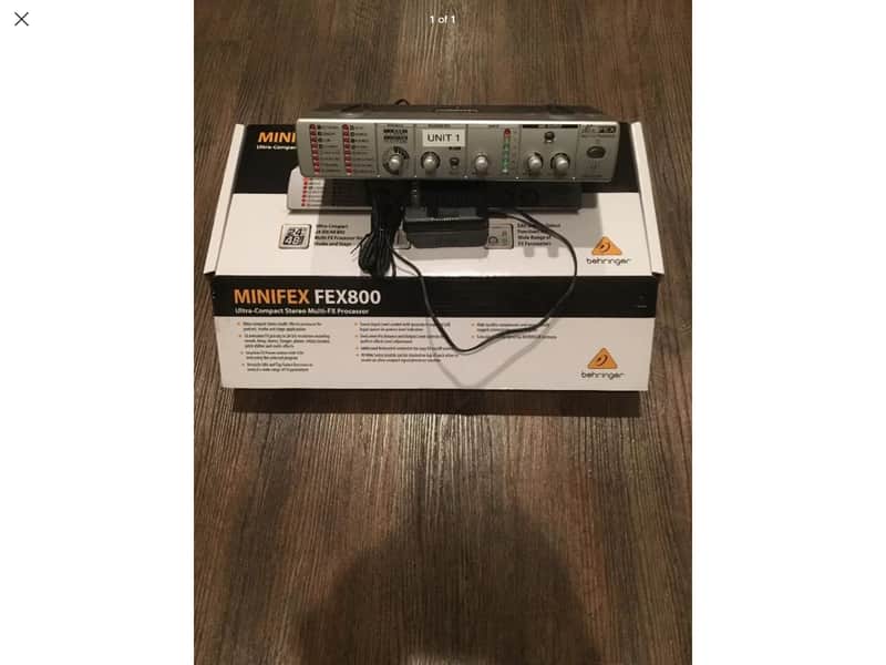 Behringer MiniFEX FEX800 Compact Multi-FX Processor image 1