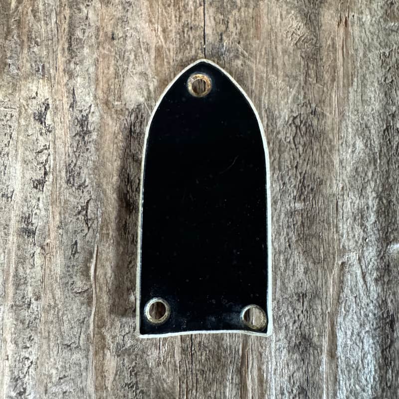 Gretsch Truss Rod Cover with original screws 1955 - Black image 1